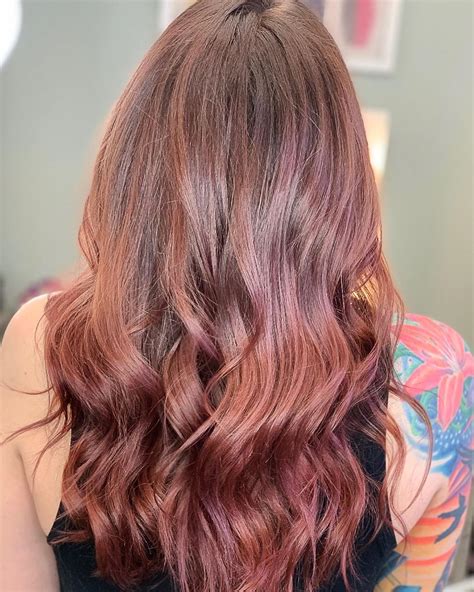 strawberry brunette|strawberry brown balayage.